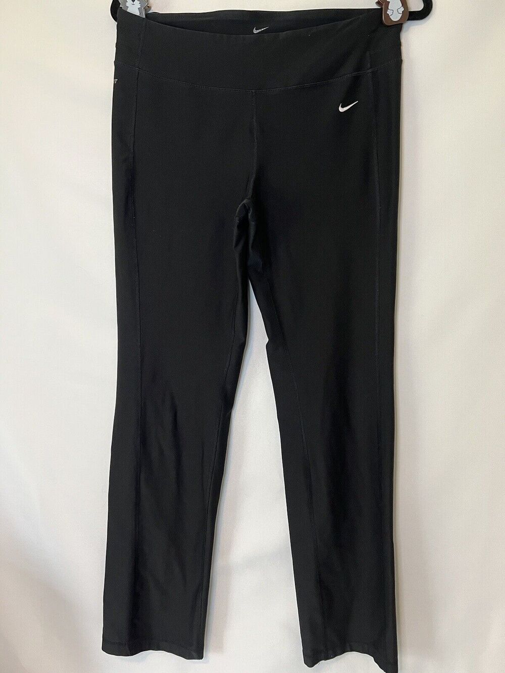 Nike DriFit Womens  M Med (8-10) Yoga Pants Black Gym Athletic Leggings